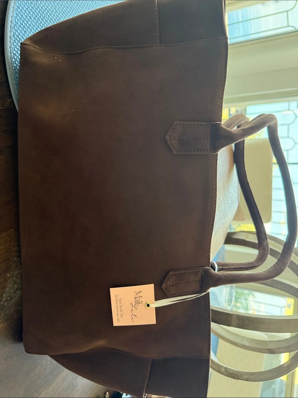 Mali @ Lili Faux Suede Tote